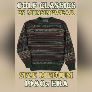 Vintage Golf Classics Sweater – Size Medium